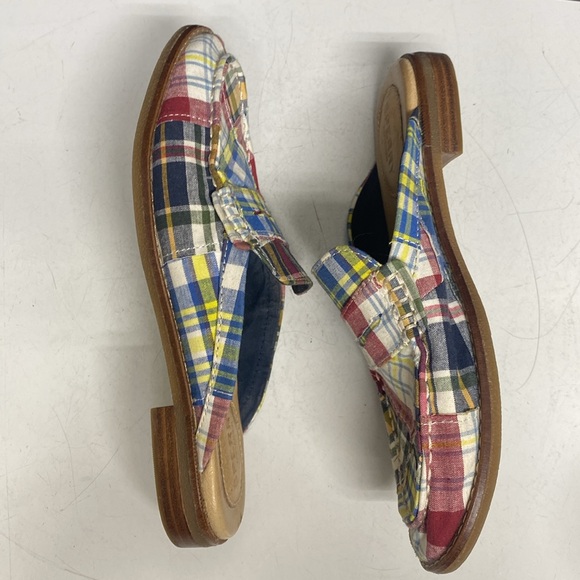 Sperry Seaport Madras Mule Shoes Size 8.5 - Picture 6 of 17